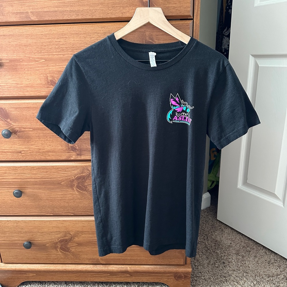 Aslin Beer Company Black Short Sleeve T-Shirt, Size Medium
